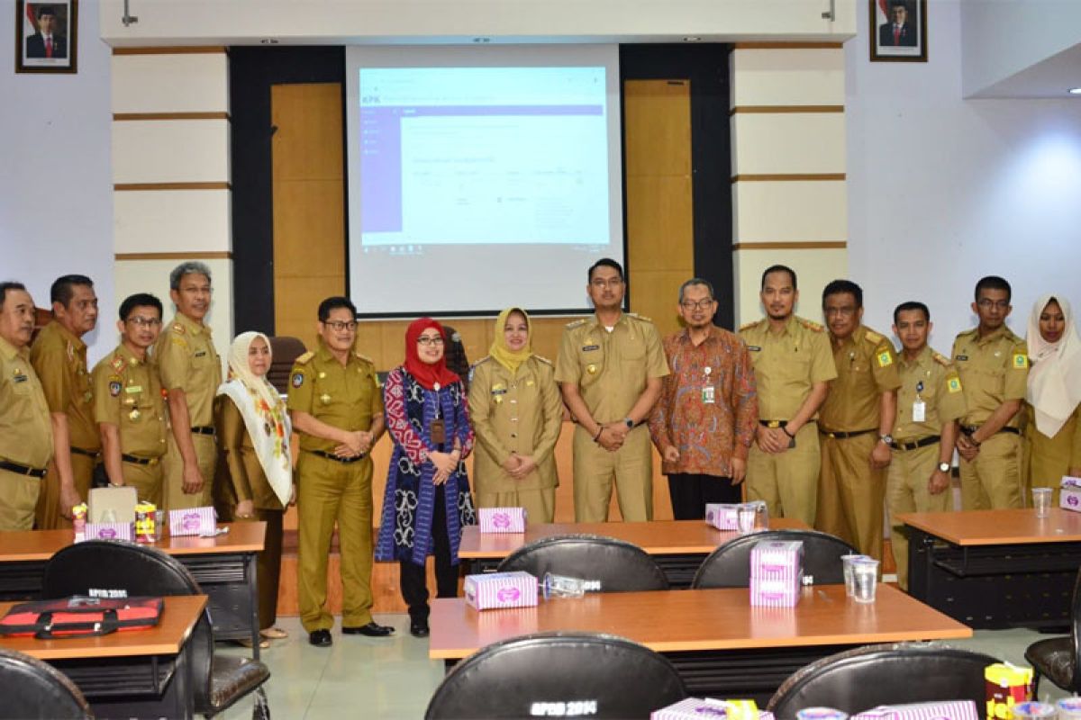 KPK konfirmasi dan validasi data MCP OPD Sinjai