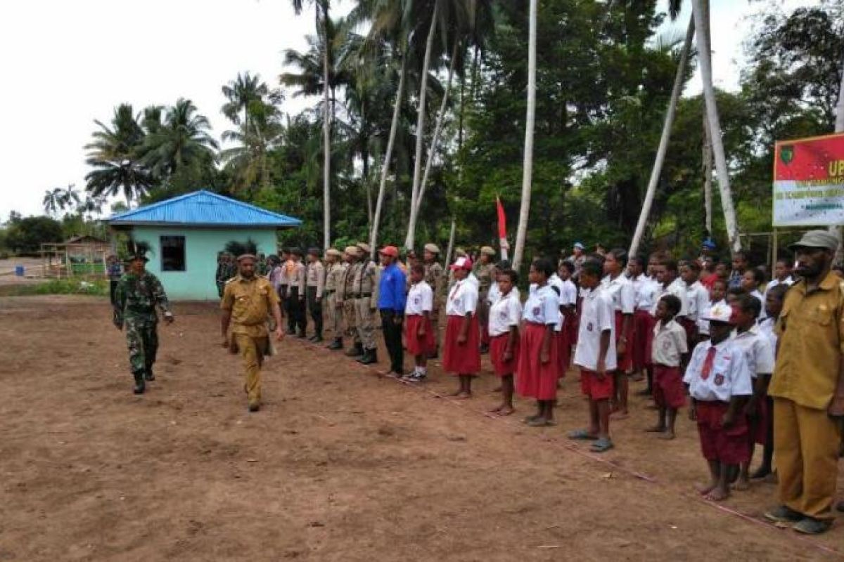 Bupati Mappi membuka TMMD KE-103 di Kampung Bifo