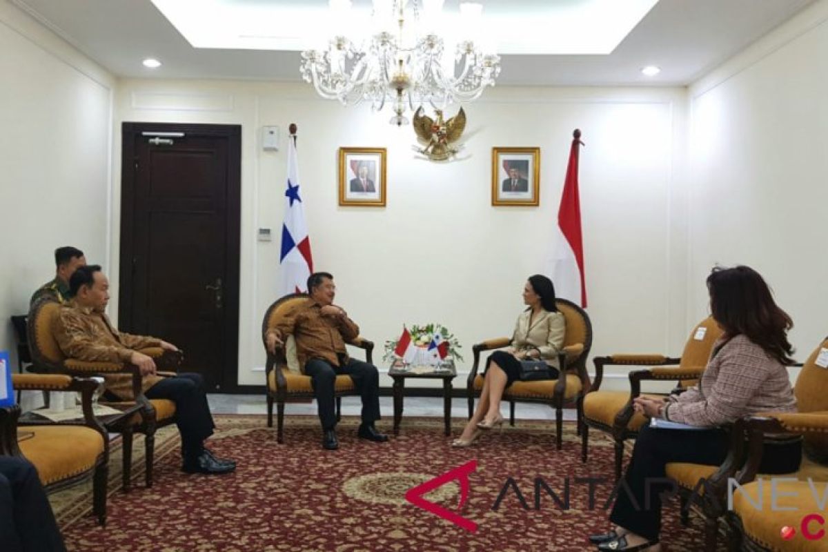 Wapres Jusuf Kalla menerima kunjungan Wapres Panama