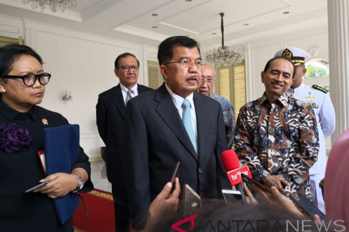 Wapres Jusuf Kalla tiba di Palu