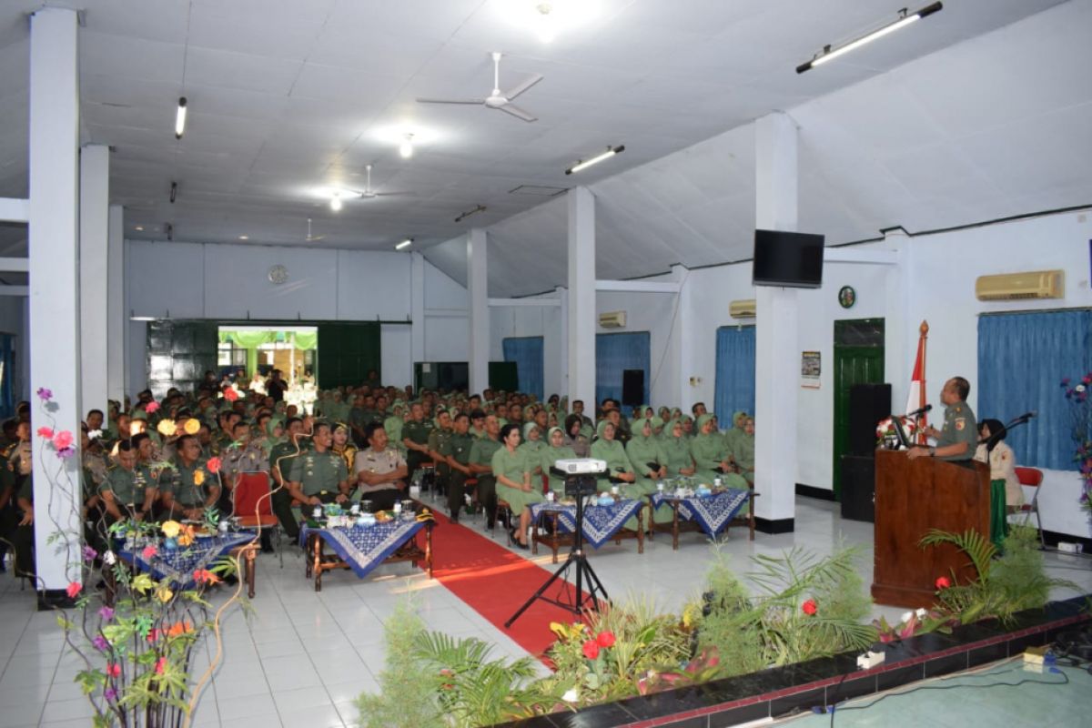 Danrem Madiun Ingatkan Pentingnya Sinergisme TNI-Polri