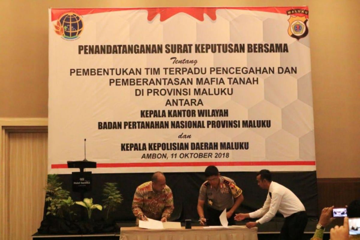 Polda-BPN bentuk tim terpadu berantas mafia tanah