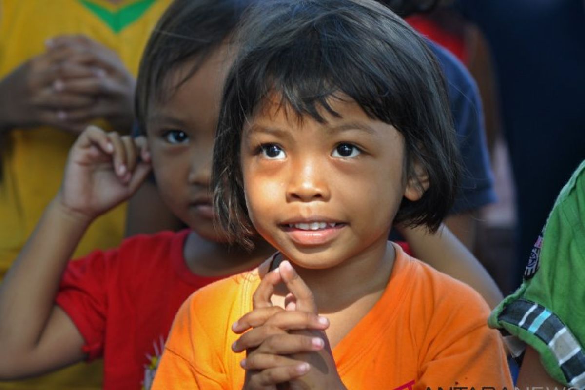 Tagana Gorut Bantu Pulihkan Trauma Anak Korban Gempa