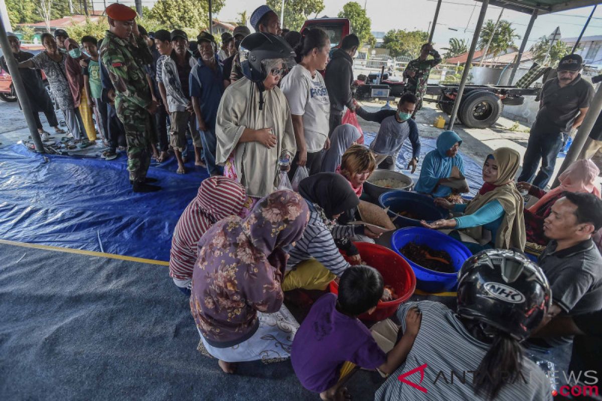 Korban gempa tsunami sindue butuh beras