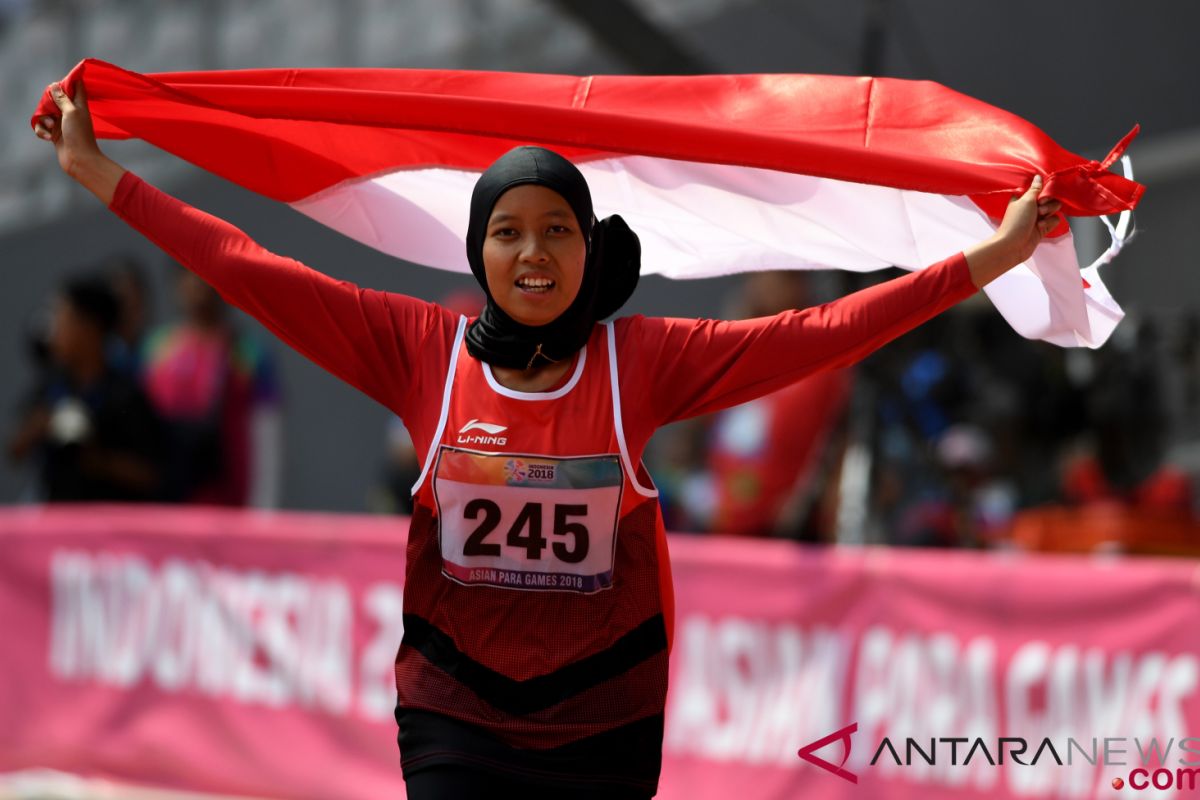 Asian Para Games - Tiarini wins gold despite running for fun