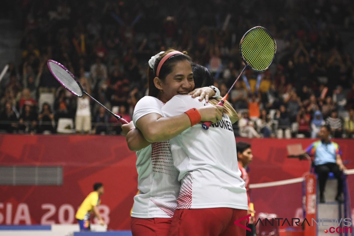 Ganda putri Leani/Khalimatus raih emas pertama Indonesia di Paralimpiade Tokyo