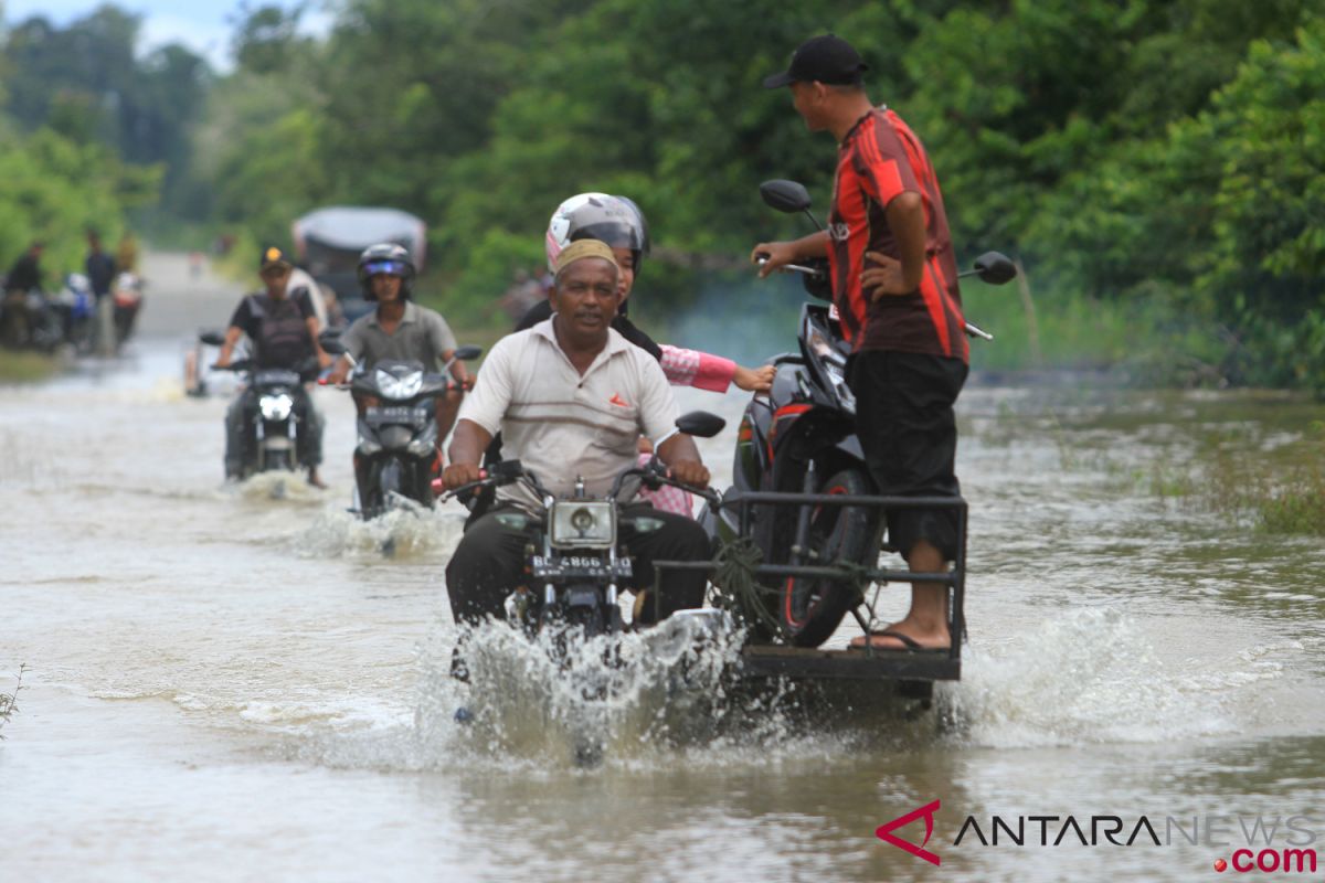 Banjir di Langkat meluas