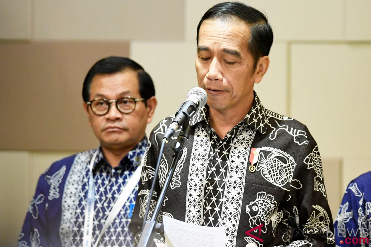 Presiden Jokowi sampaikan duka cita kepada keluarga relawan penyelam pencari Lion Air JT 610