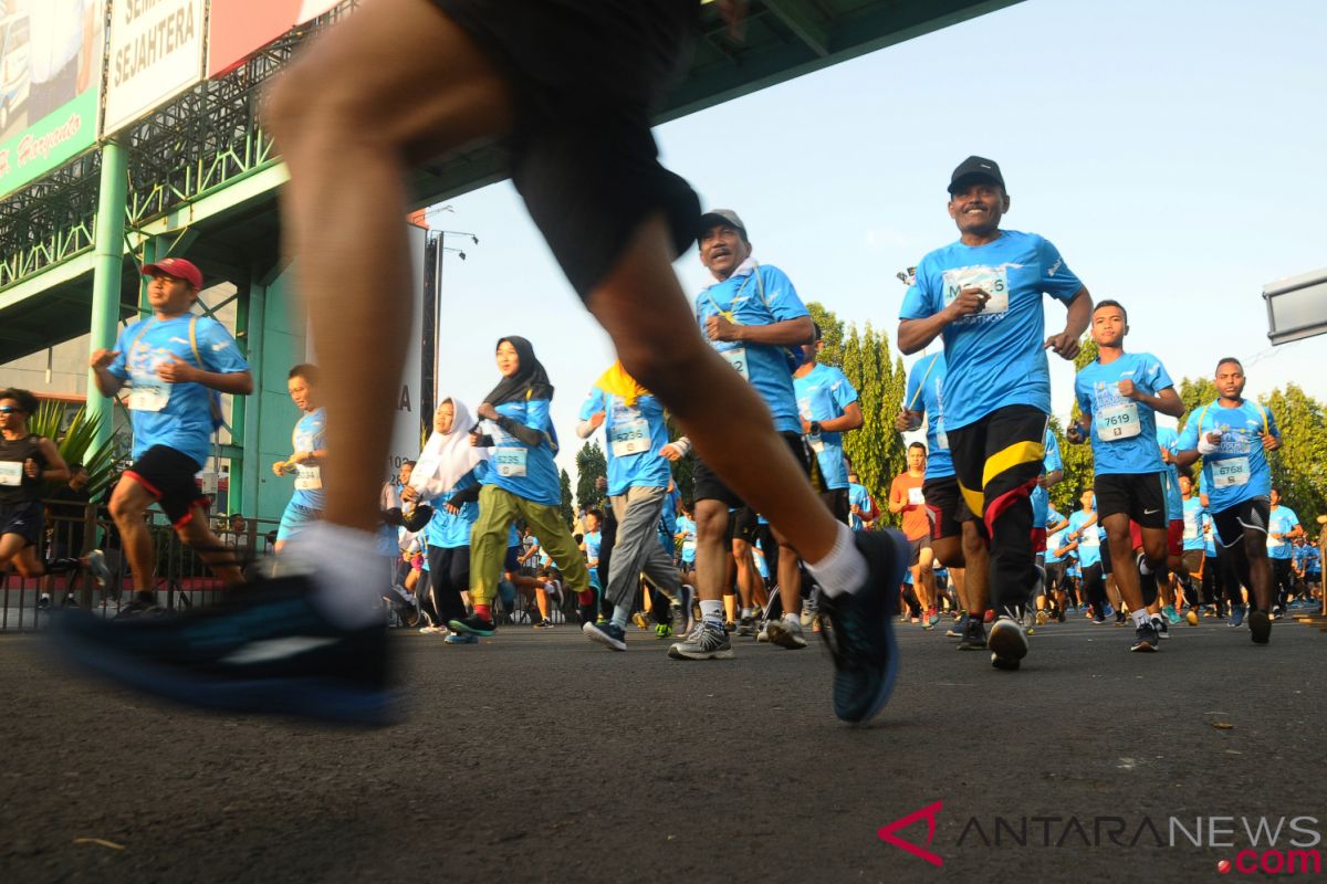 3.190 peserta ramaikan kompetisi "Koni Berlari 2018" di Kediri