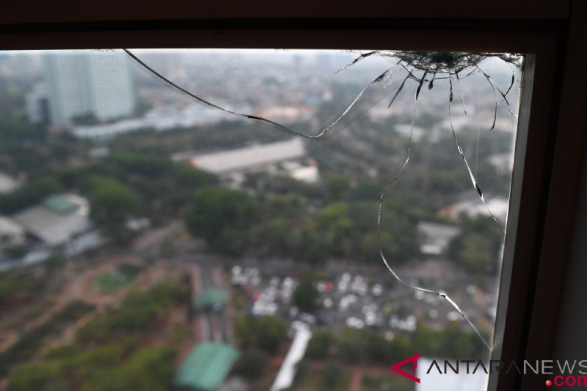 Polisi temukan lima proyektil dan enam lubang bekas tembakan di Gedung DPR