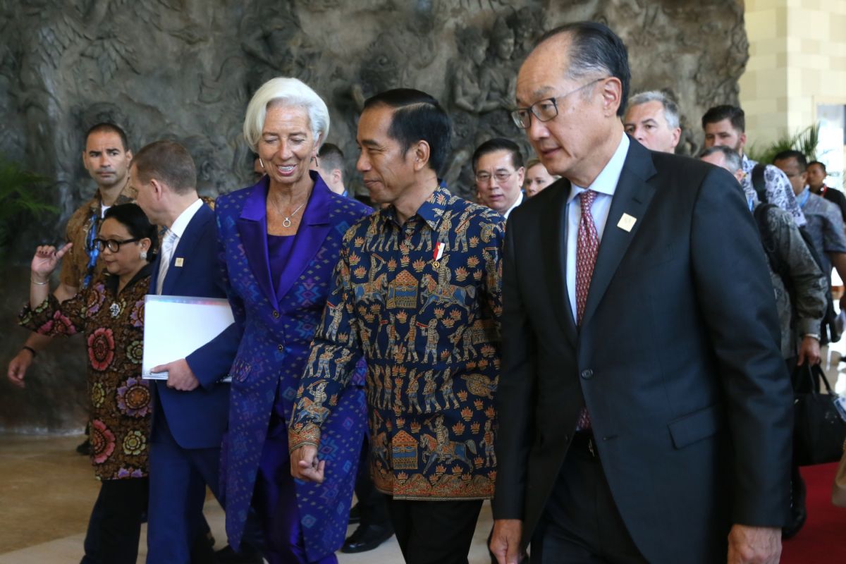 IMF, WB laud Jokowi`s speech on developed countries` threat