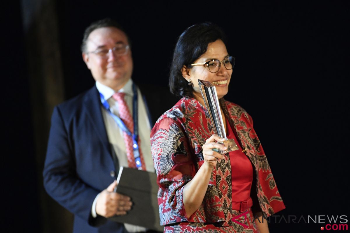 IMF-WB - Sri Mulyani receives best finance minister award