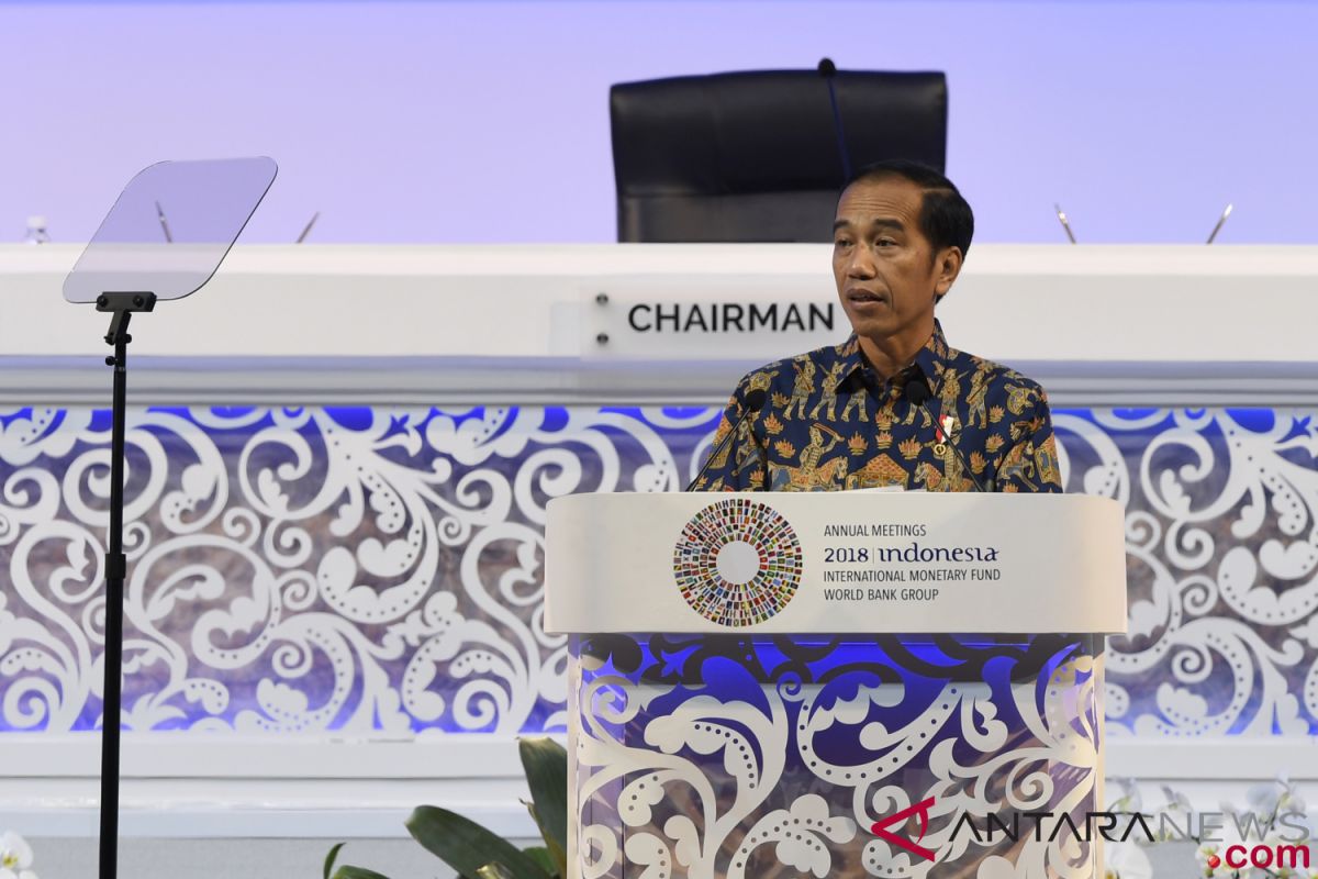 IMF, WB praise Jokowi`s speech criticizing developed countries` competition