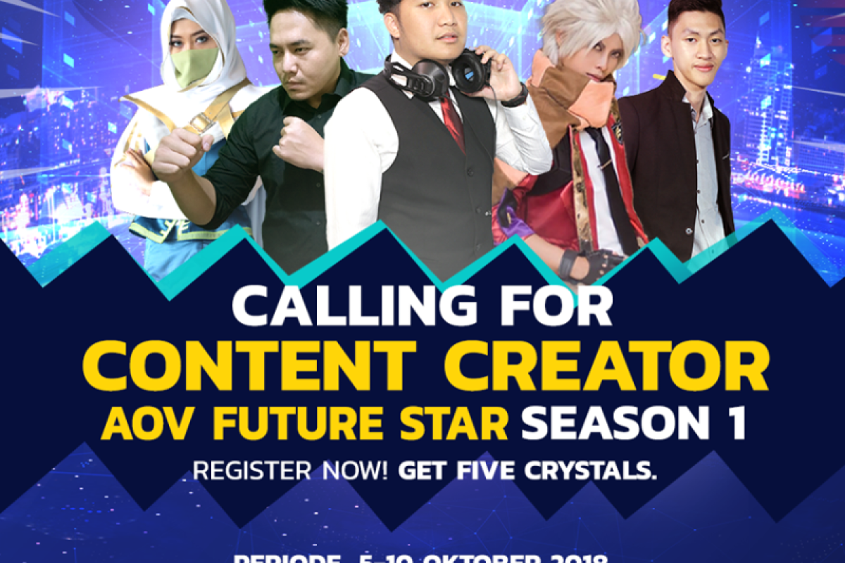 Garena - Tencent buka program AOV Future Star untuk pembuat konten Indonesia