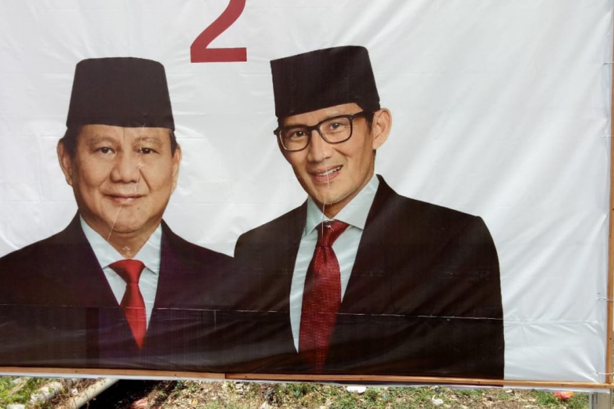 Baliho Prabowo-Sandiaga di Jepara diduga dirusak