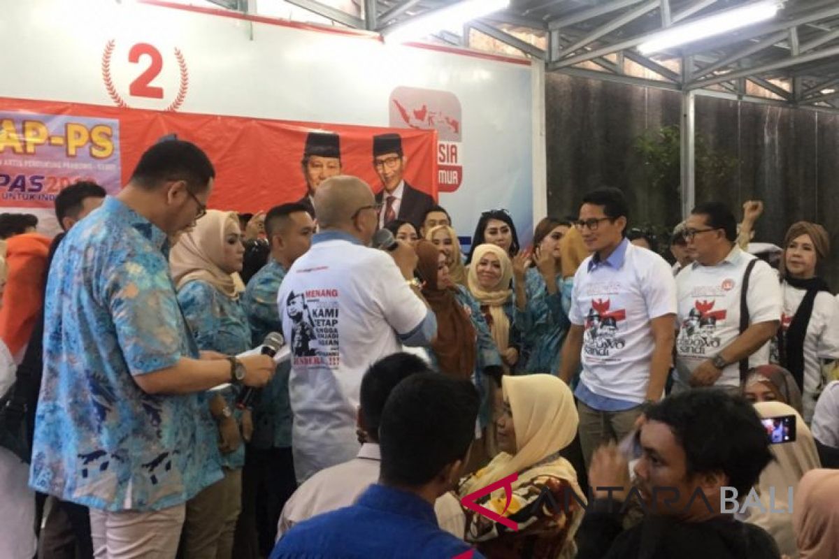 Artis pendukung Prabowo-Sandiaga mengedepankan kampanye menghibur