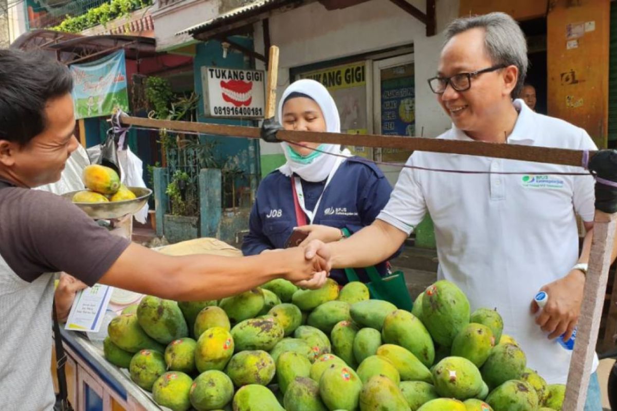 "Ane Dateng Lindungi Ente", cara BPJSTK DKI Jakarta lindungi pekerja pasar