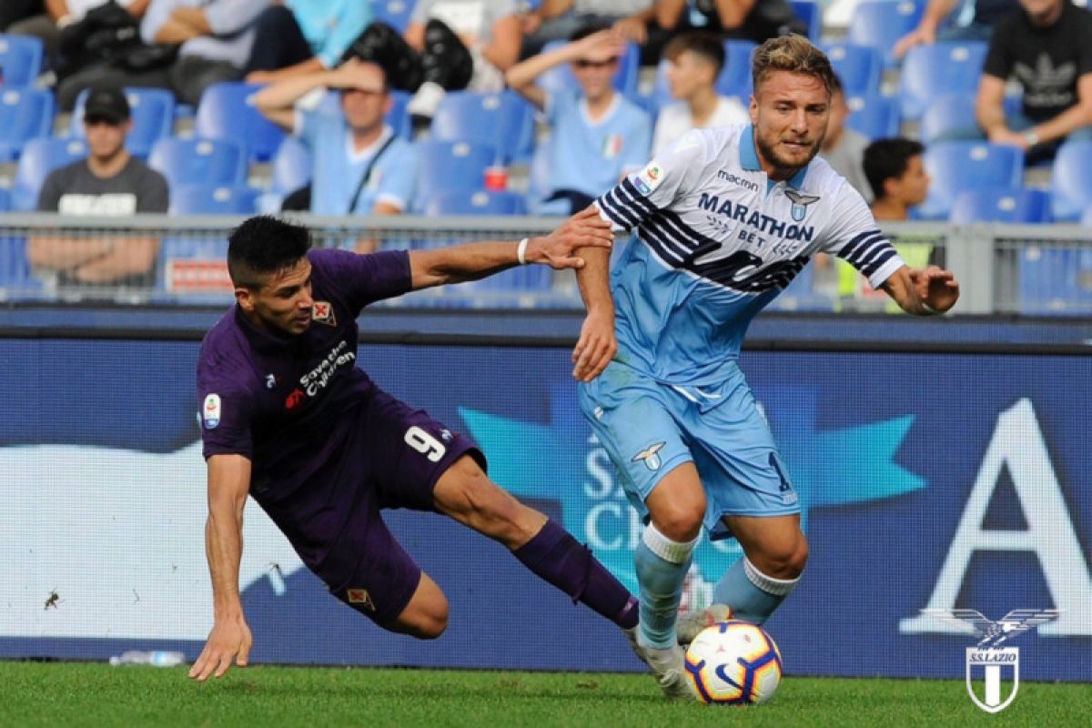 Gol Immobile bawa Lazio tundukkan Fiorentina