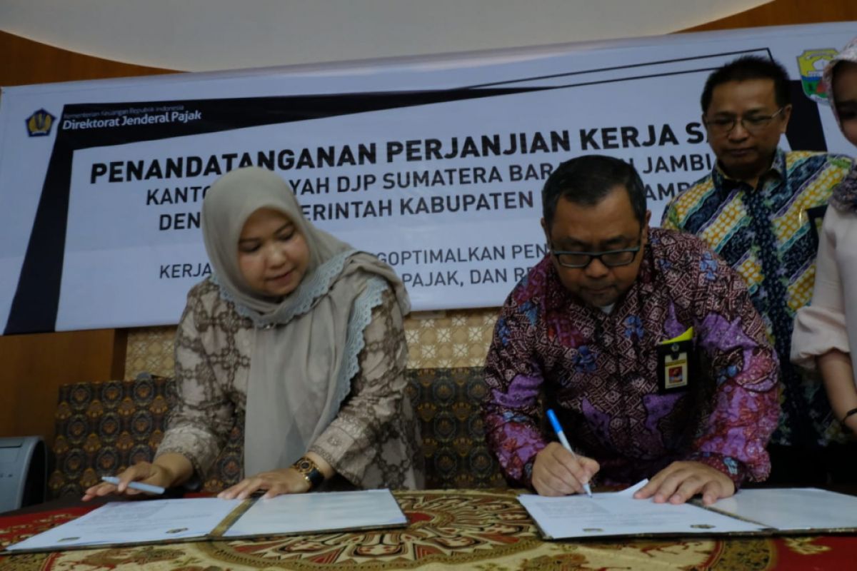 Muarojambi teken kerja sama dengan Kanwil DJP Sumbar-Jambi