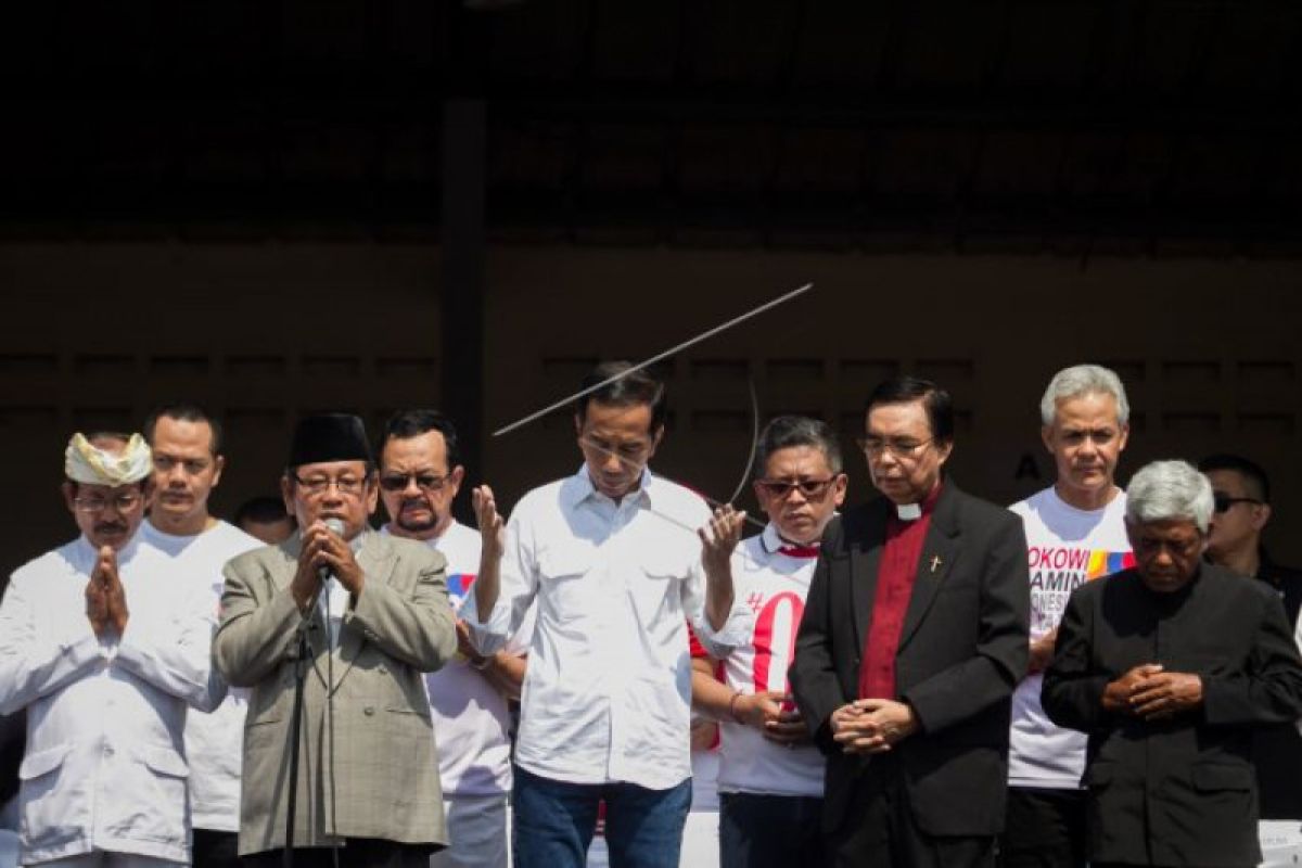 Jokowi: Doa bersama karena Indonesia sedang berduka