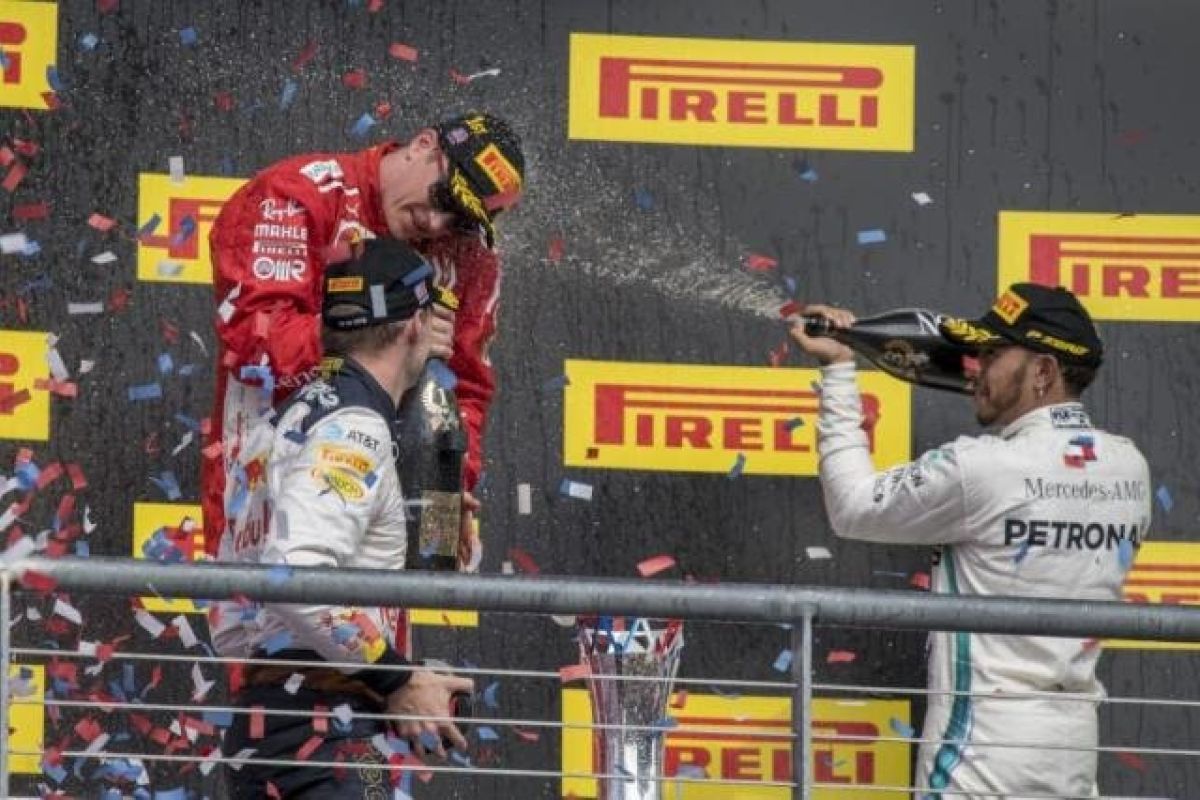 Raikkonen juara GP AS, Hamilton belum pastikan juara