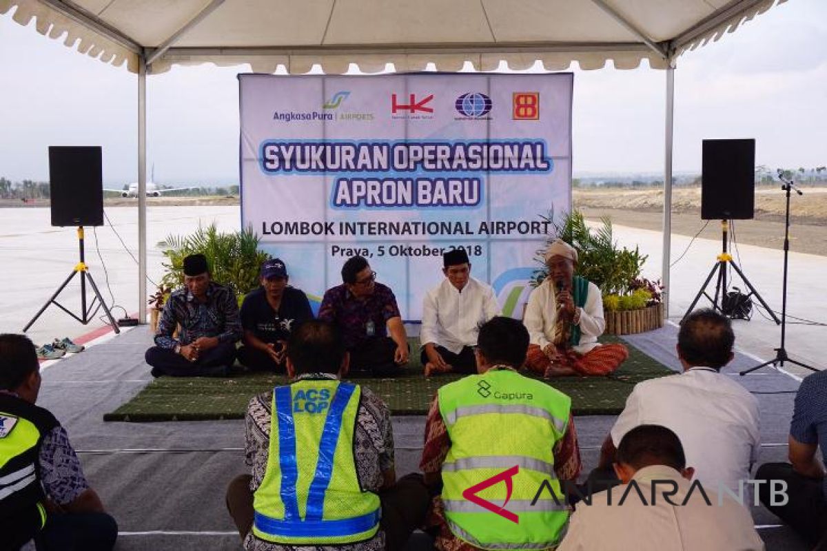 Bandara Lombok operasikan apron baru jelang pertemuan IMF-Bank Dunia