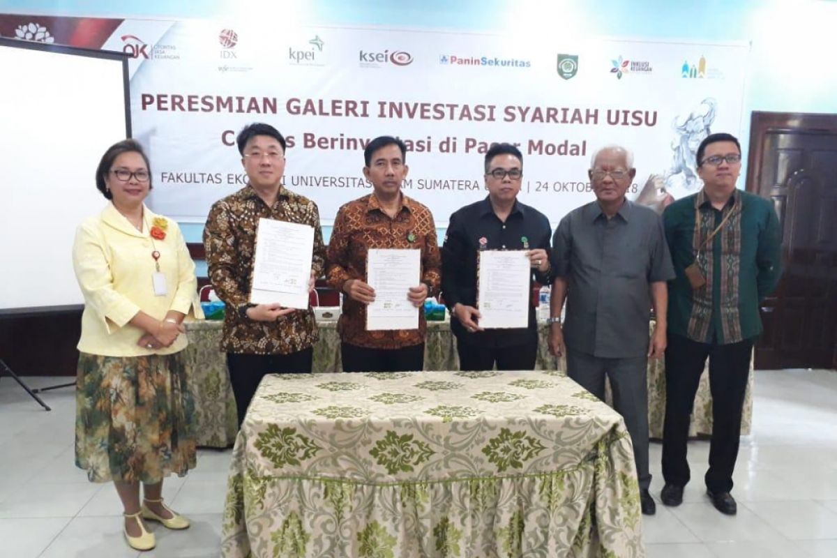 Galeri investasi syariah UISU diresmikan