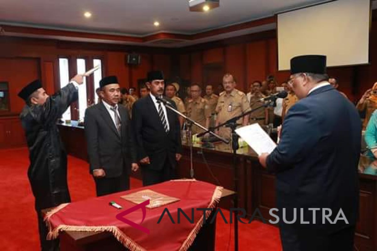 Gubernur Sultra lantik dua pejabat eselon ii