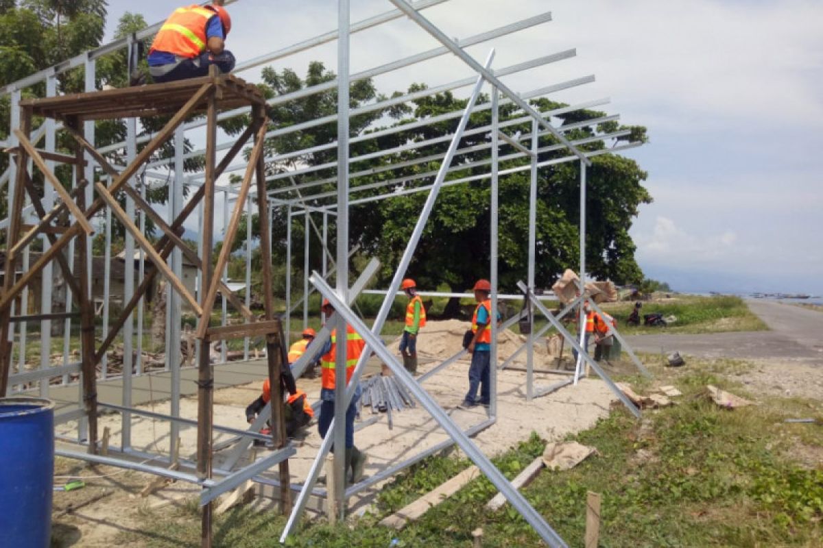 Pemkot Palu bangun huntara di 24 kelurahan