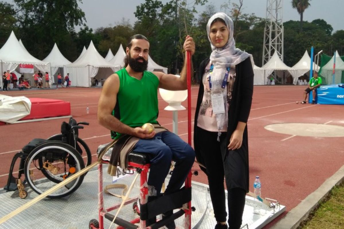 Demi Palestina, Mahmoud nekat seorang diri ikuti Asian Para Games
