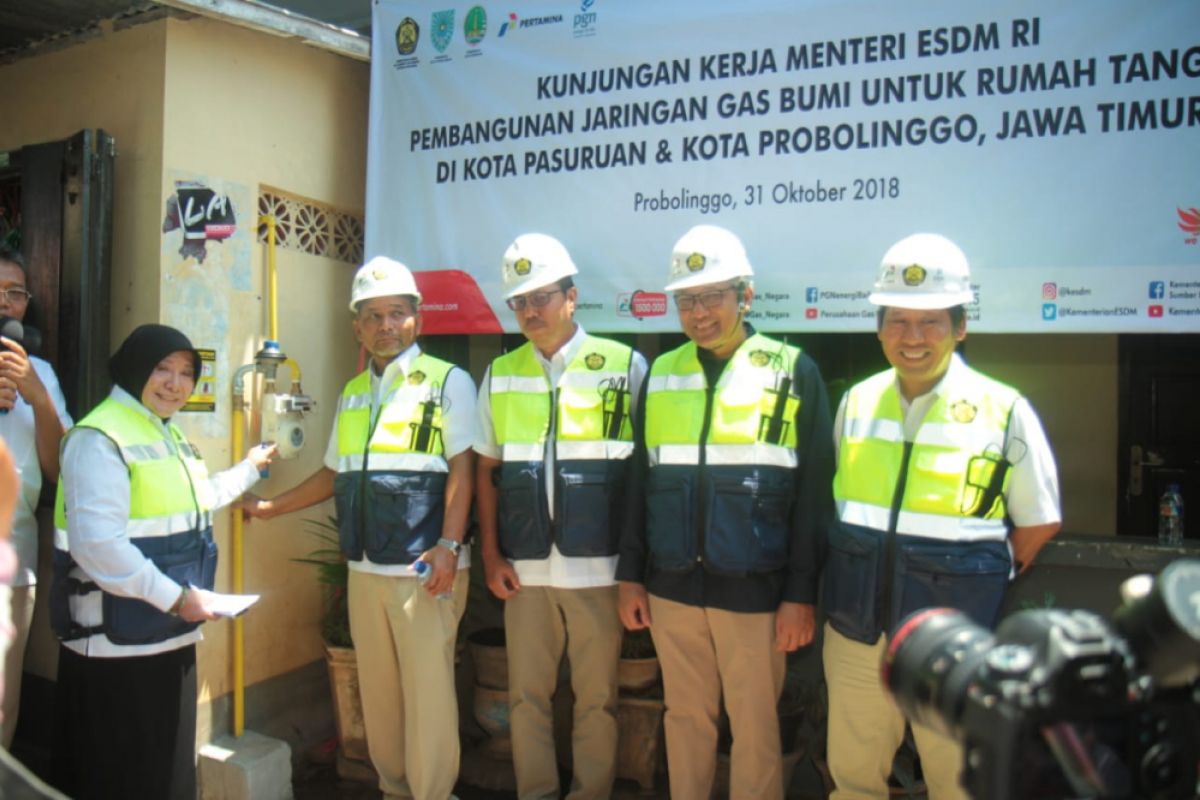 Dirjen Migas Pantau Pembangunan Jaringan Gas Bumi di Kota Probolinggo