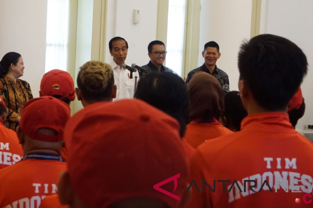 Presiden Jokowi apresiasi atlet Asian Para Games