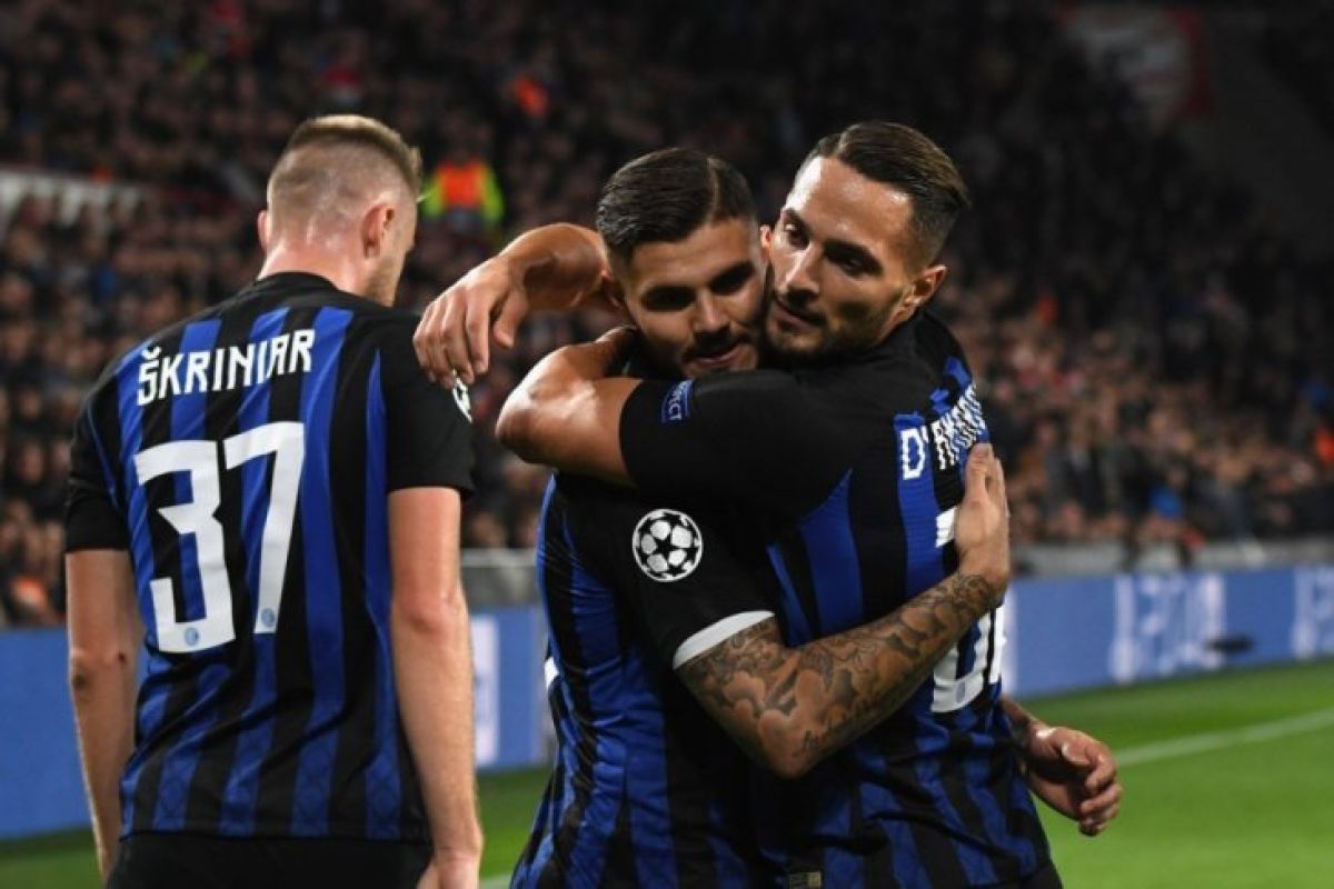 Inter raih tiga poin di markas PSV