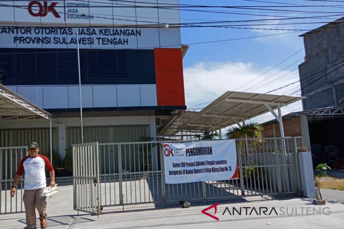 OJK Sulteng buka kantor darurat pascagempa