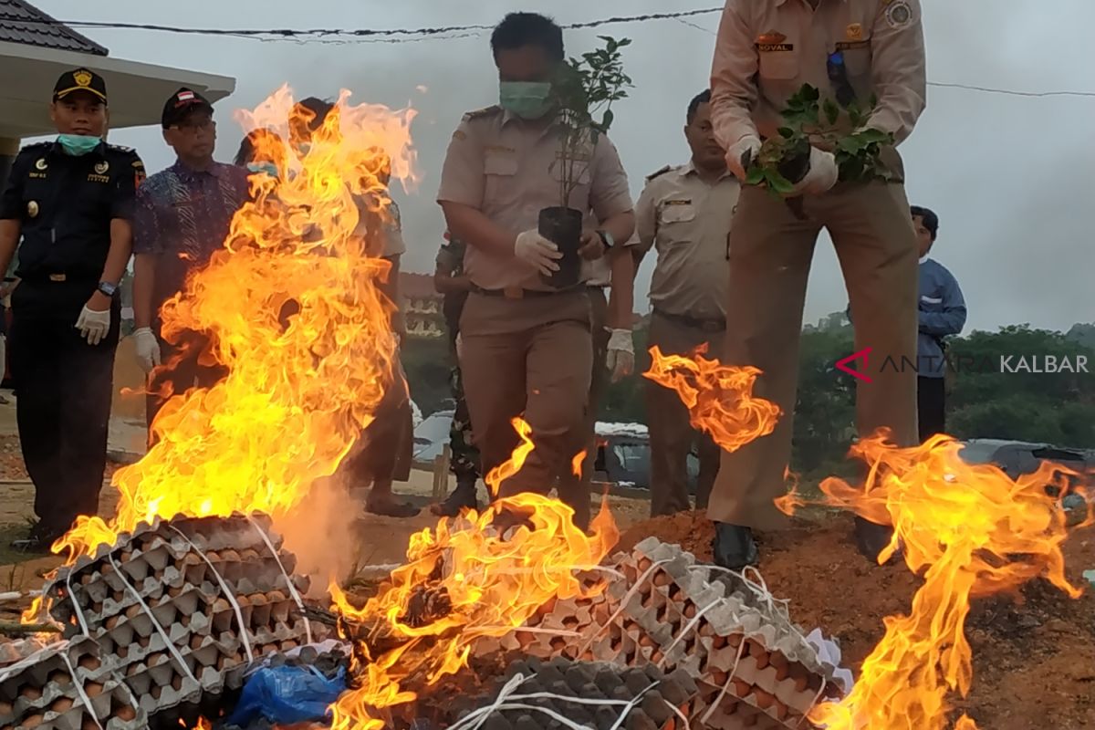 Kejari Pontianak musnahkan barang bukti