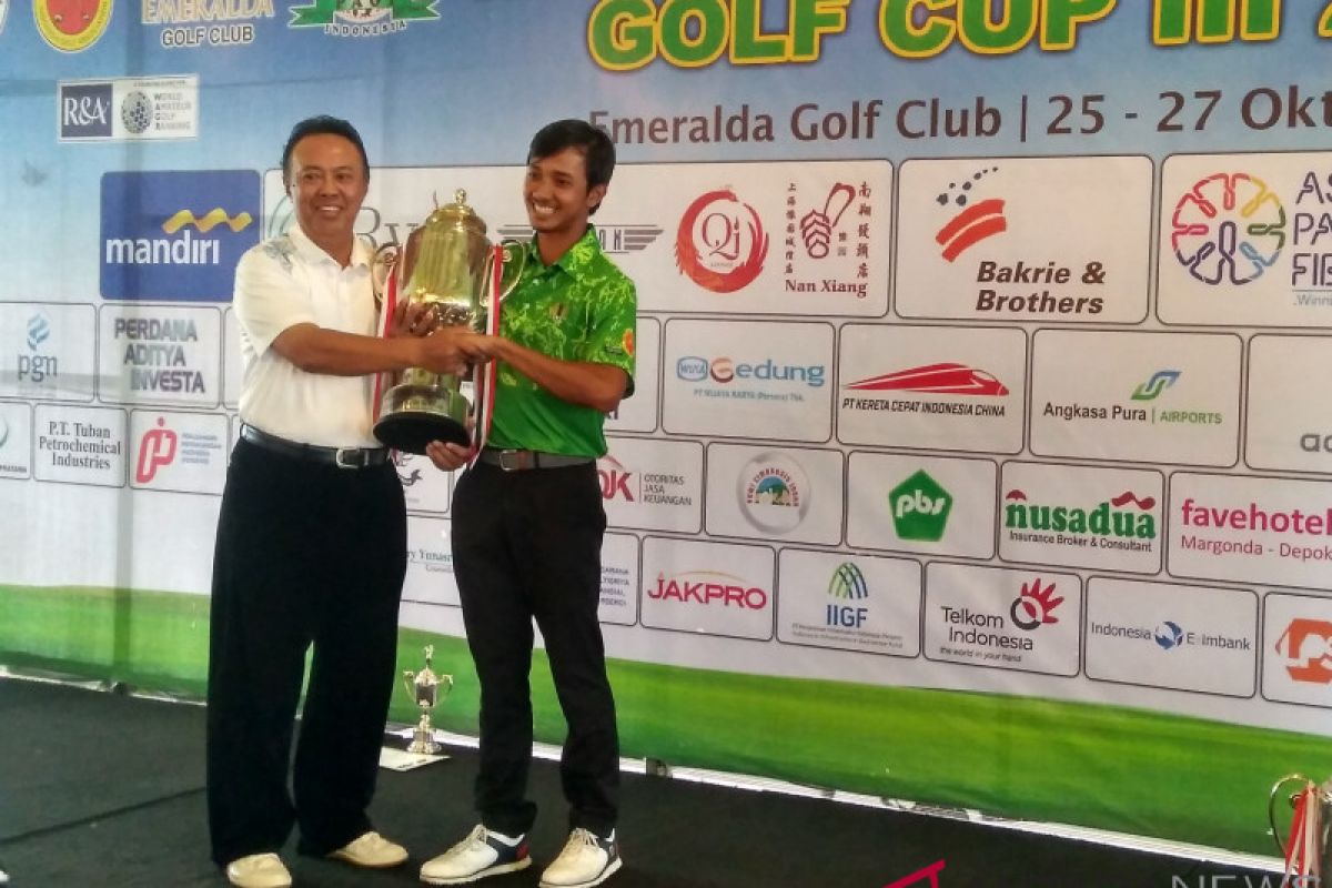 Golf - Kevin lampaui target raih Piala Menpora-Emeralda 2018