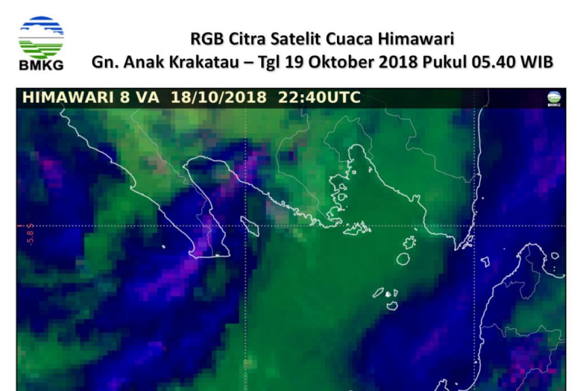 Gunung Anak Krakatau Alami 49 Kali Letusan