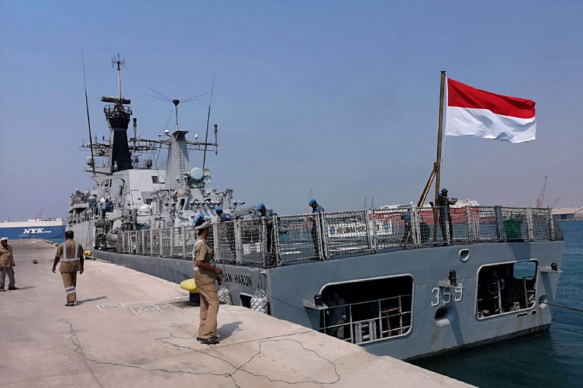 KRI Usman Harun singgah di Jeddah dalam perjalanan pulang