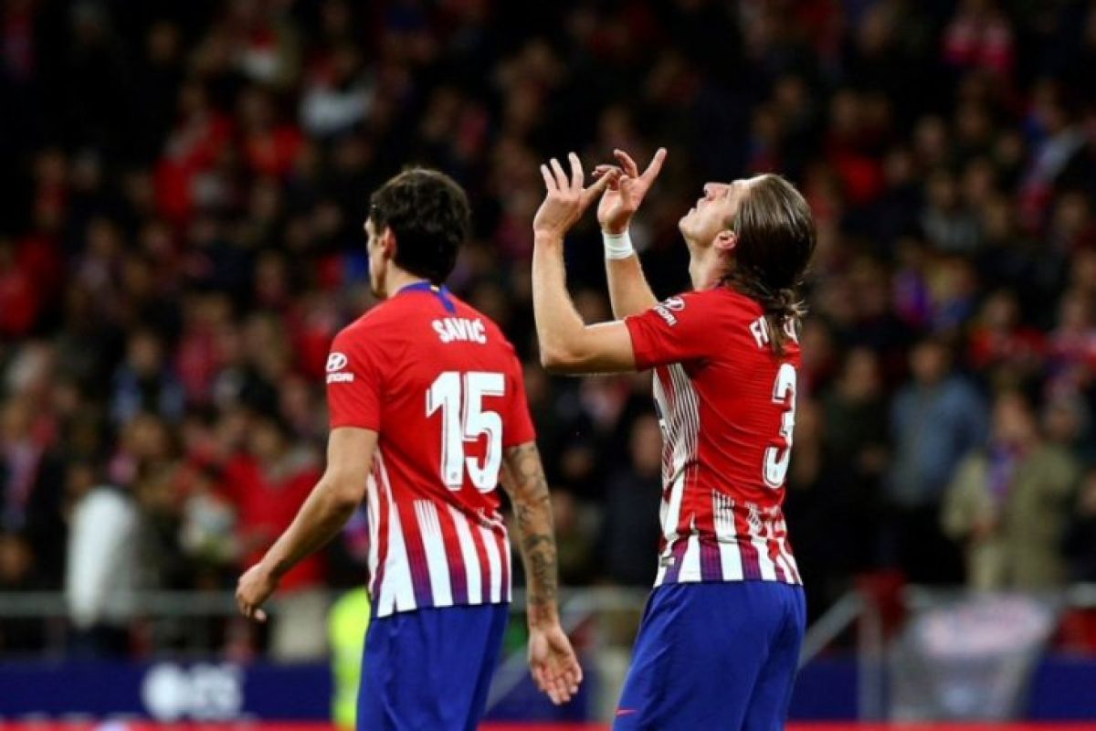 Atletico Madrid rasakan puncak klasemen Liga Spanyol jelang El Clasico