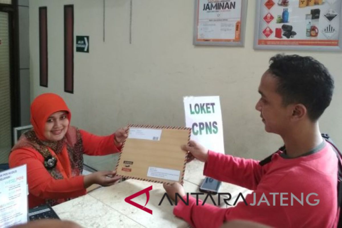 Pengiriman lamaran CPNS via pos masih sepi