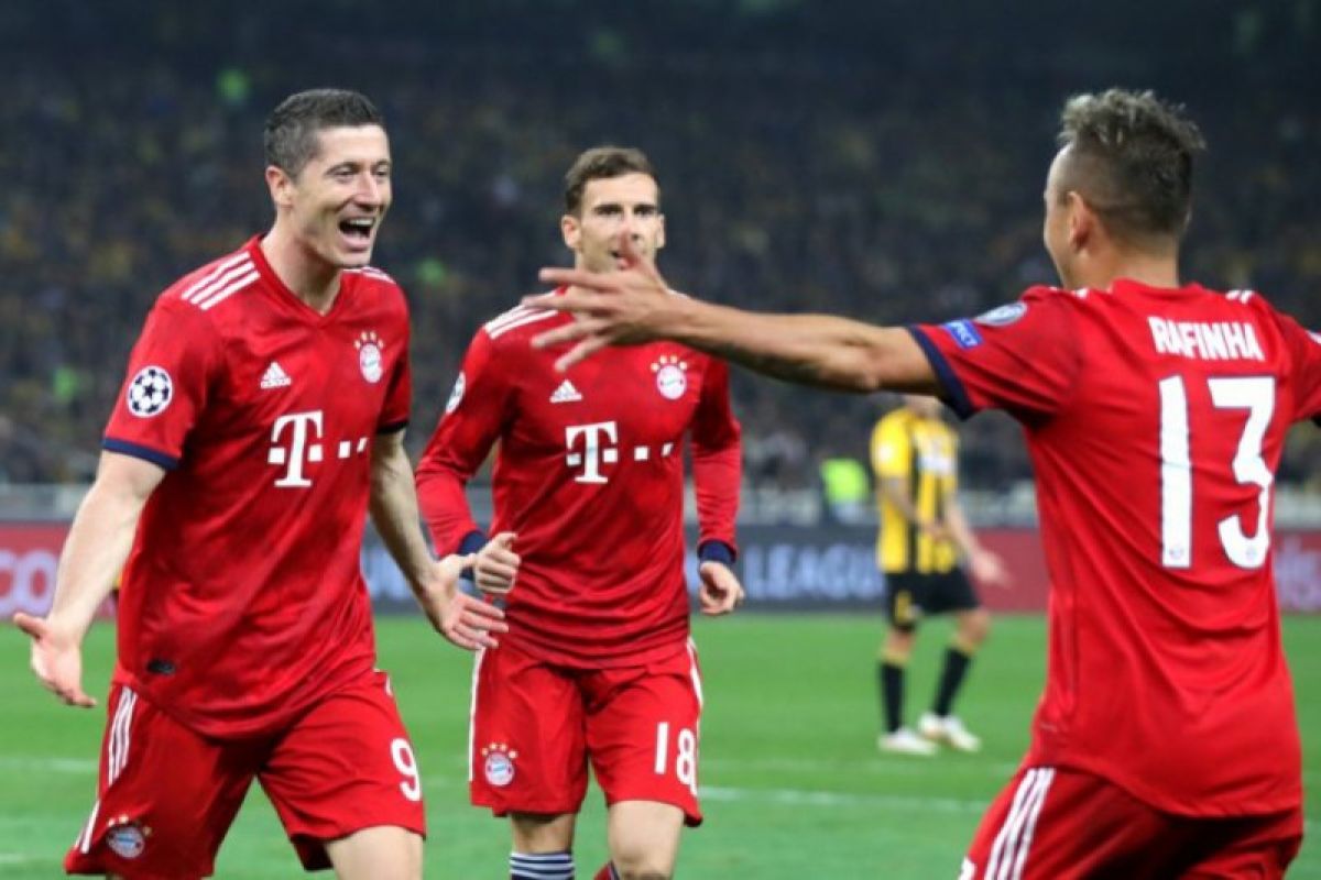 Bayern Muenchen menang di Liga Champions