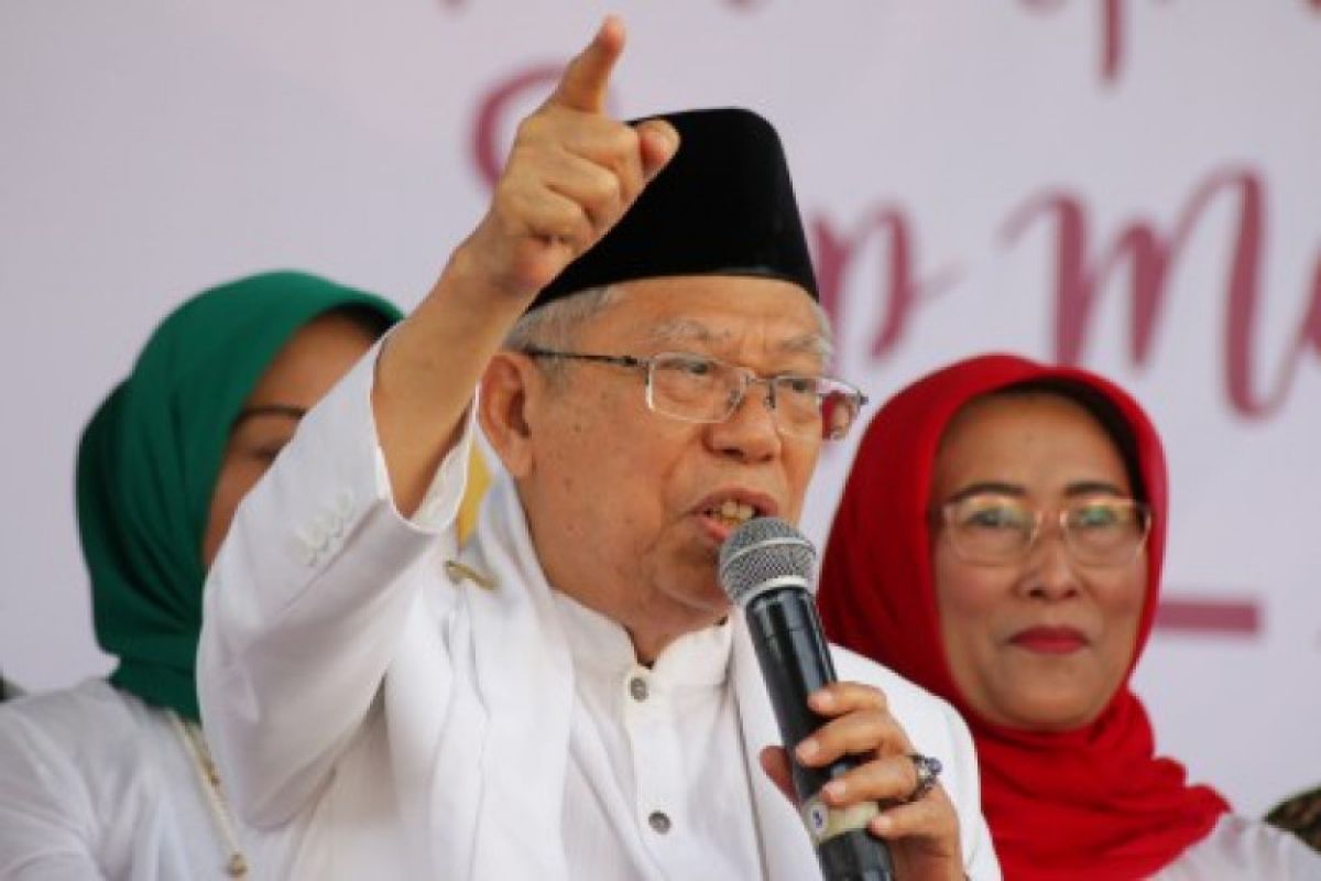 KH Ma'ruf Amin kunjungi warga NU Banten