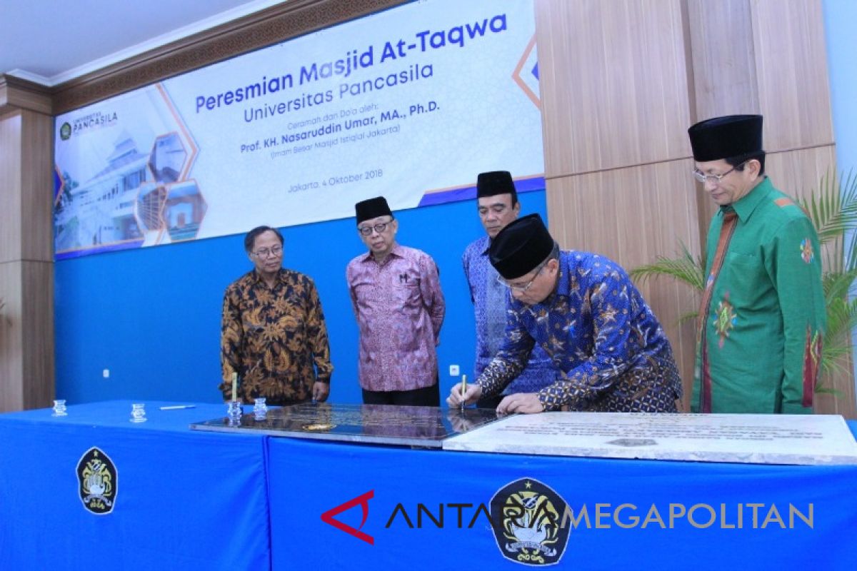 Universitas Pancasila resmikan masjid di lingkungan kampus