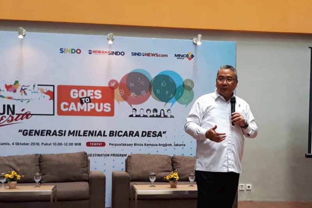 Mendes ajak generasi milenial bangun dan promosikan desa