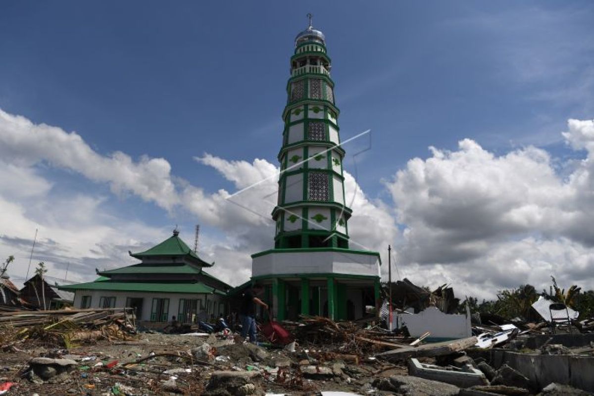 Mesjid cagar budaya pasca gempa bumi Sulteng