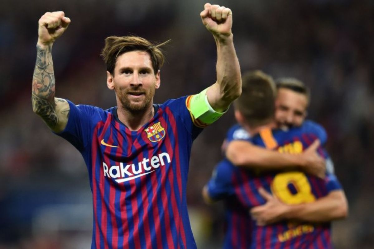 Messi dua gol, Barcelona taklukkan Tottenham Hotspur 4-2
