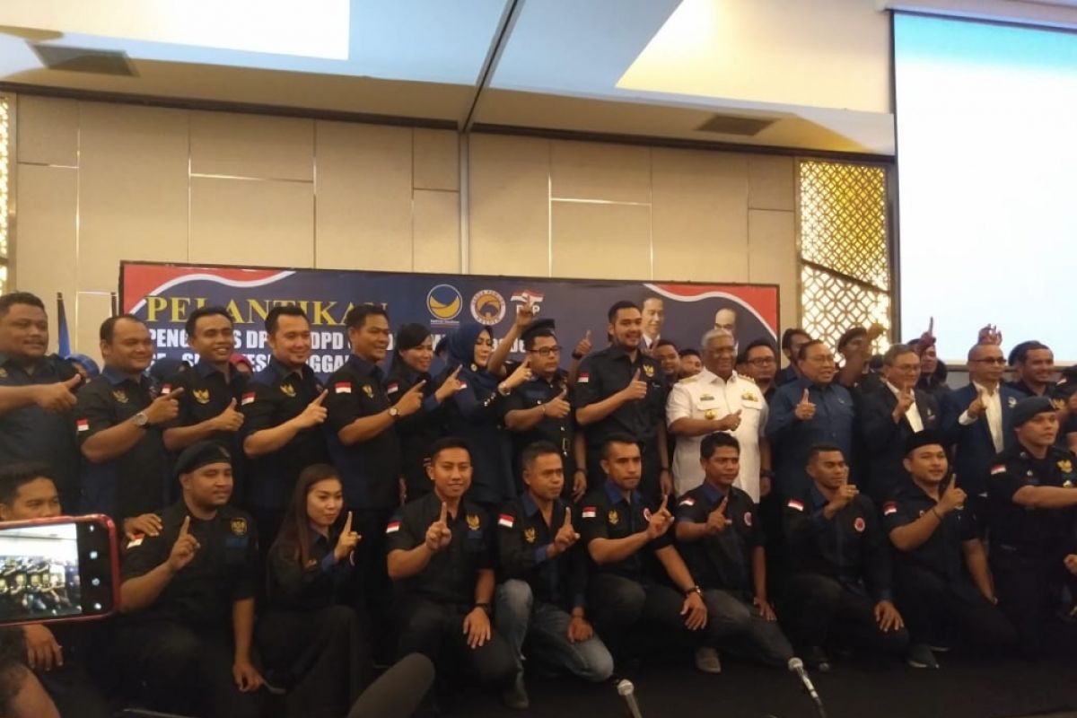 Pengurus Garda Pemuda Nasdem Sultra resmi dikukuhkan