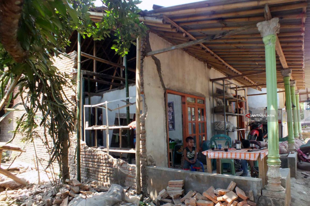 Rumah Warga Enam Kecamatan di Jember Rusak Terdampak Gempa Situbondo