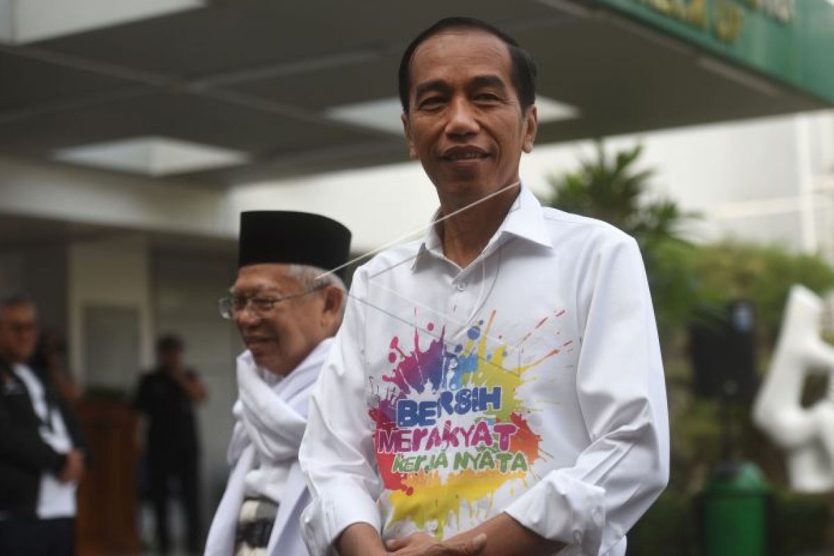 Kiai-ulama se-Jakbar deklarasi dukung Jokowi-Ma'ruf