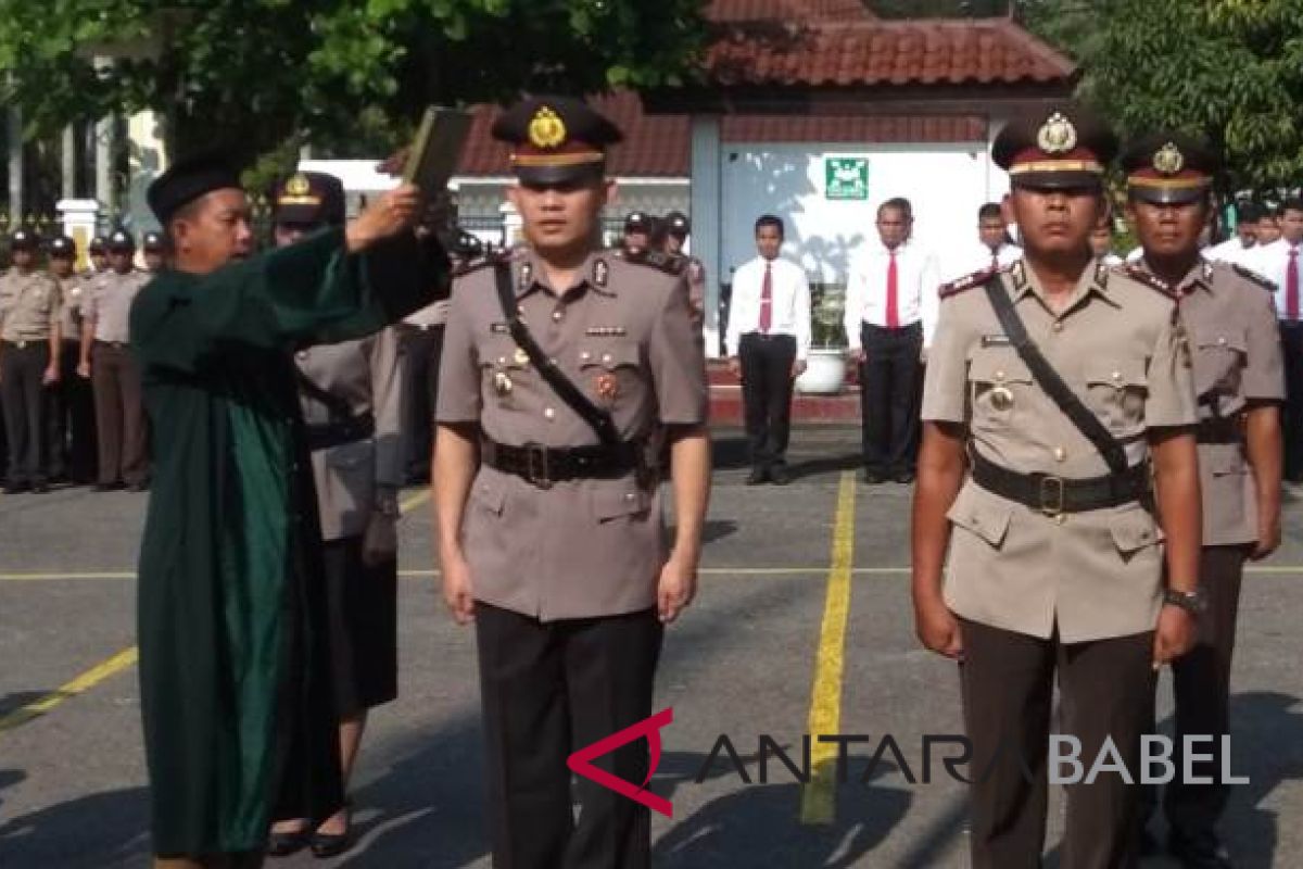 Polres Pangkalpinang mutasi tiga perwira untuk penataan personel